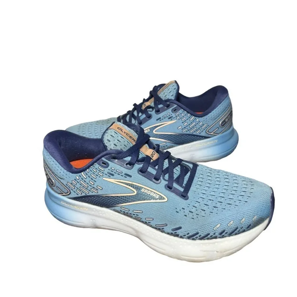 Brooks Women's Blue glycerin 20 athletic shoes size 9